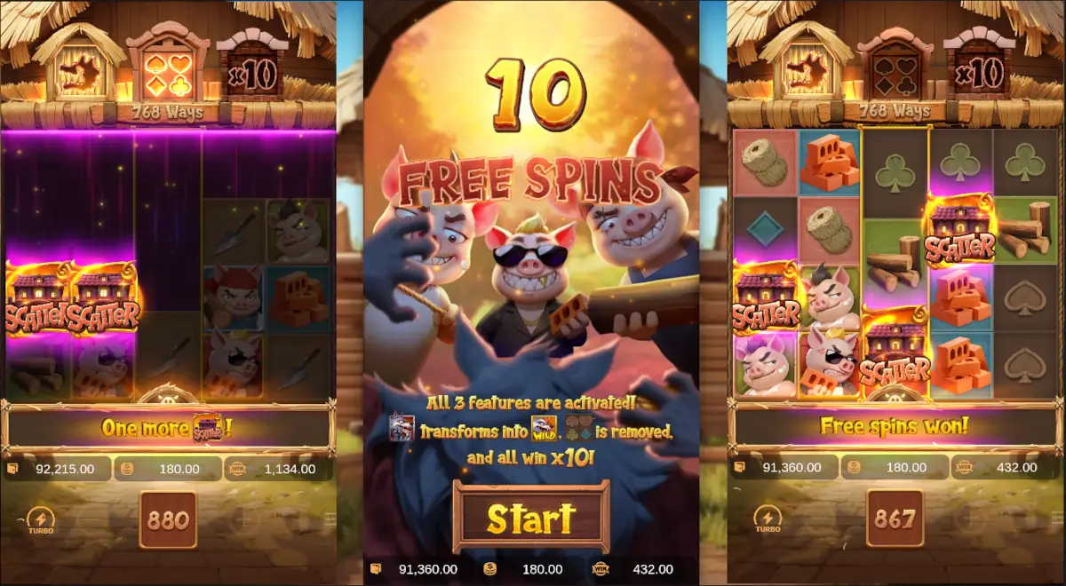 Three Crazy Piggies free spins Three Crazy Piggies free spins